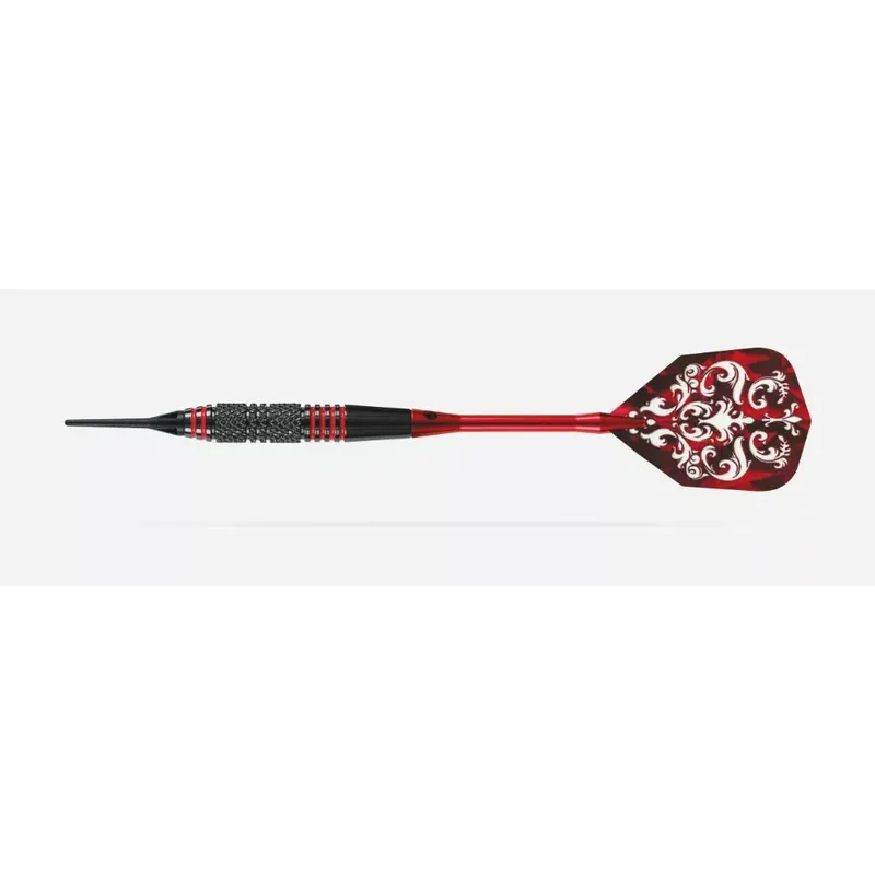 Vysoce Kvalitní Šipky Harrows soft Pirate 18g, červené, brass