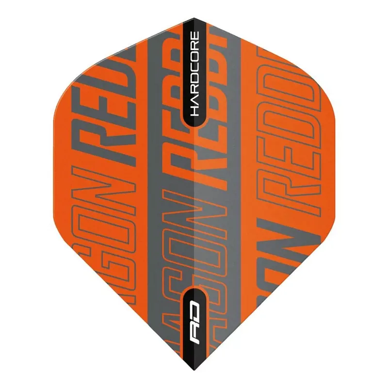 Novinka Letky na šipky Red Dragon Hardcore XT, oranžové, černé, extra tlusté