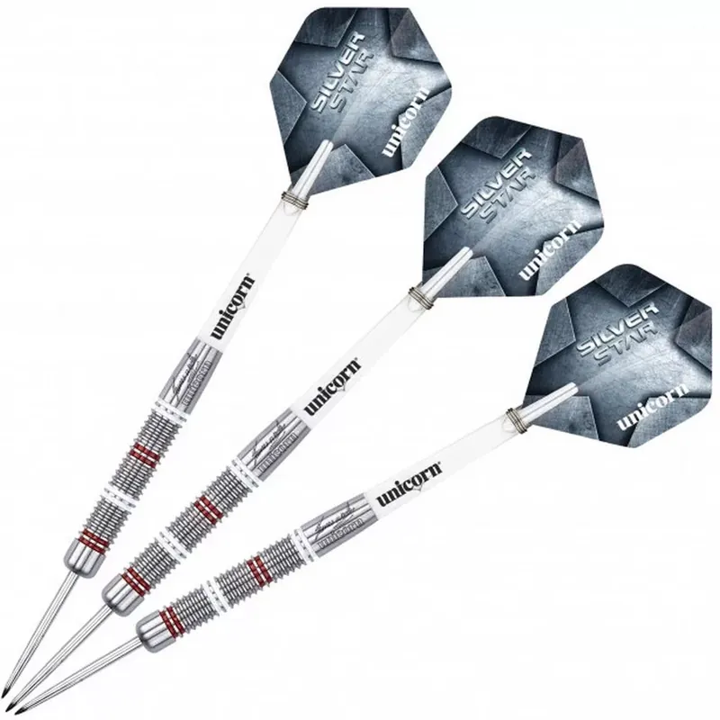 Rychlé Dodání Šipky steel Unicorn SILVERSTAR James Wade 22g, 80% wolfram