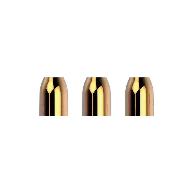 Kroužky na násadky L-Style Premium Champagne Ring kovové, zlaté, 3ks Oblíbený