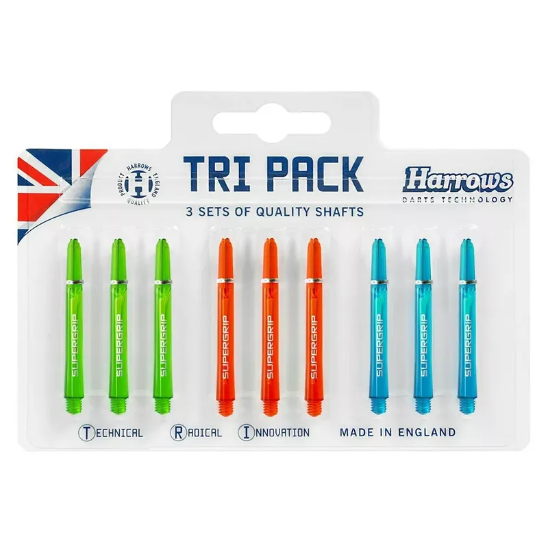 Násadky na šipky Harrows Supergrip Tri Pack Levný