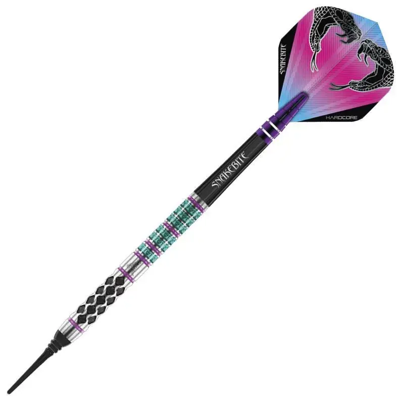 Šipky soft Red Dragon Peter Wright Snakebite Supa-Venom 20g, 90% wolfram Vrácení Zdarma