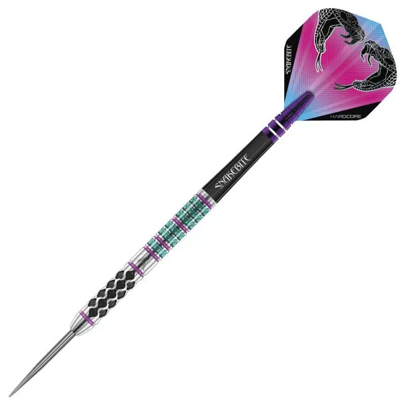Omezená Nabídka Šipky steel Red Dragon Peter Wright Snakebite Supa-Venom 21g, 90% wolfram