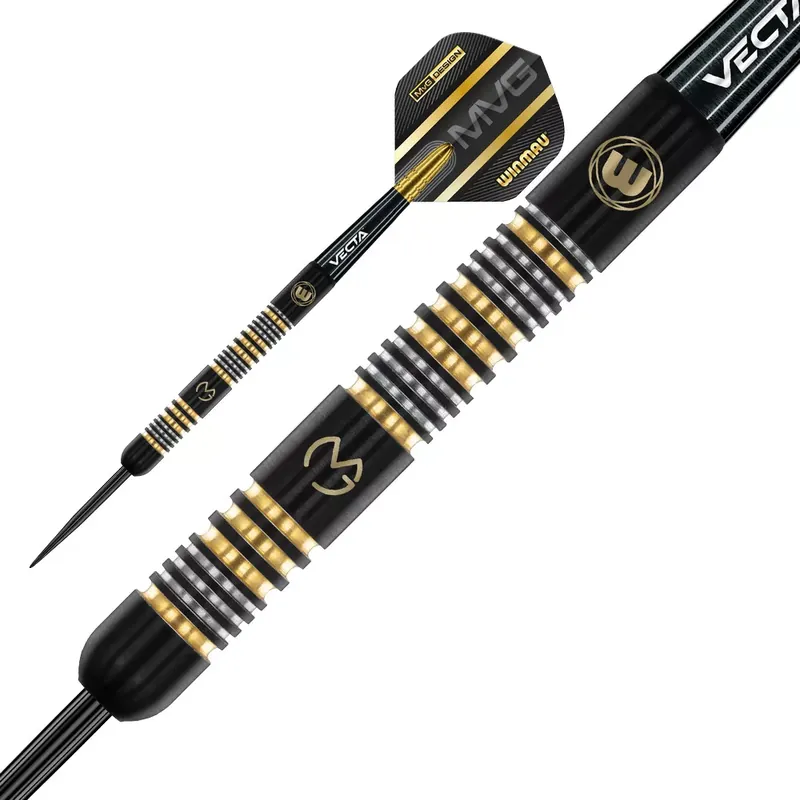 Šipky Winmau steel MvG Trilogy 23g, 90% wolfram Nejprodávanější
