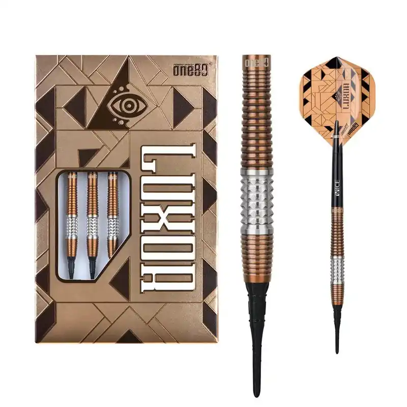 Šipky One80 soft Luxor Gamma 18g, 90% wolfram Expresní Doručení