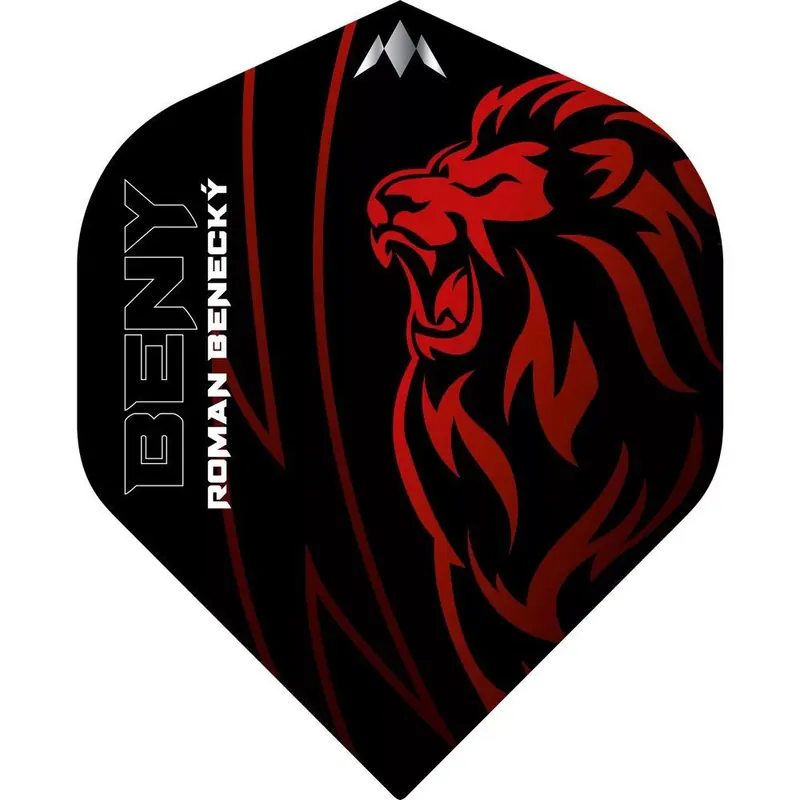 Bezpečná Platba Letky na šipky Mission Solo Roman Benecky černo-červené No2
