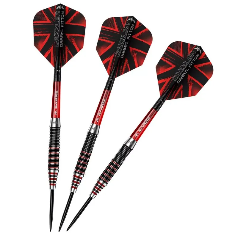 Nejprodávanější Šipky steel Mission Darryl Fitton Black-Red Electro 24g, 95% wolfram