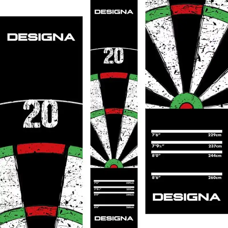 Cenová Bomba Měkký koberec Designa - 20 sektor terče, 290×60cm