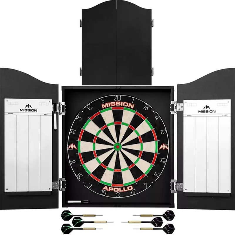 Mission Sada Home Dart Center - skříňka, sisalový terč, 2 sady šipek Koupit Online