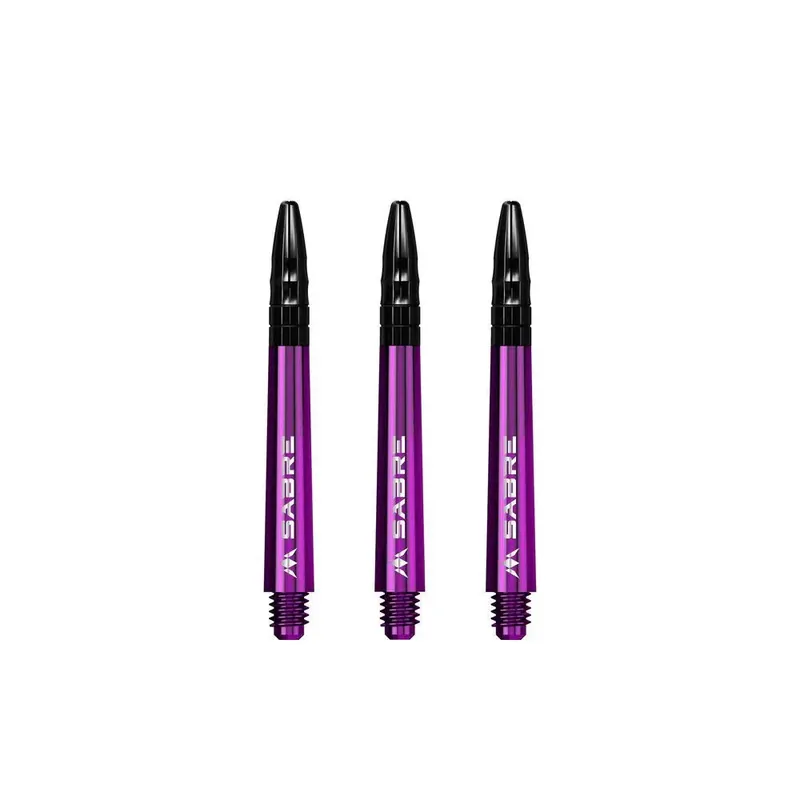 Násadky na šipky Mission Sabre fialové kovový top, střední+ 44,5mm Akční Nabídka