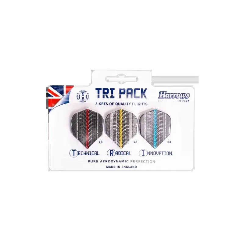 Víkendová Akce Letky na šipky Harrows Tri Pack Supergrip, 9ks multipack