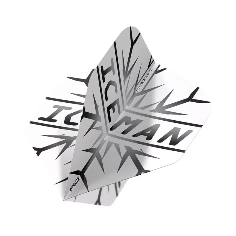 Vysoce Kvalitní Letky na šipky Red Dragon Hardcore Premium Gerwyn Price Iceman šedé, extra hrubé