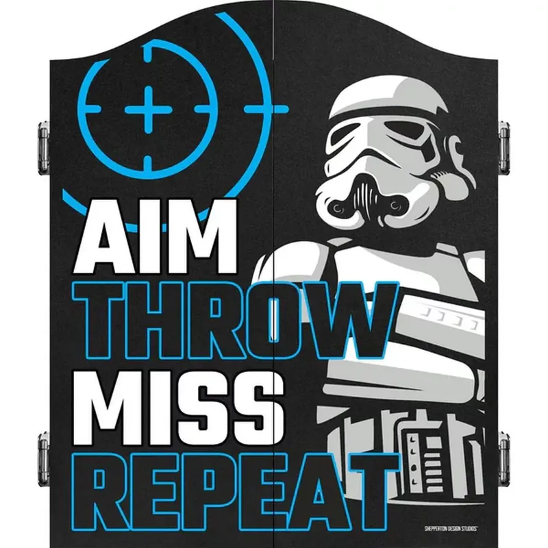 Šipkový kabinet Star Wars Original Stormtrooper Aim, Throw, Miss, Repeat Novinka