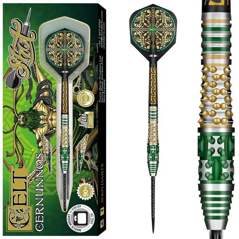 Sada steel šipek Shot Celt Cernunnos 22g, 90% wolfram Přímo Od Výrobce