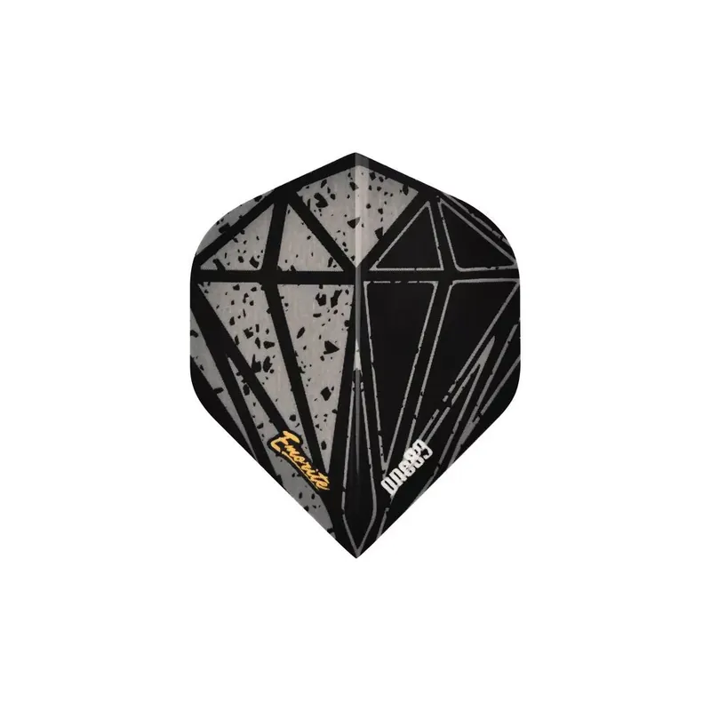 Letky na šipky One80 Emorite, černé Horká Nabídka