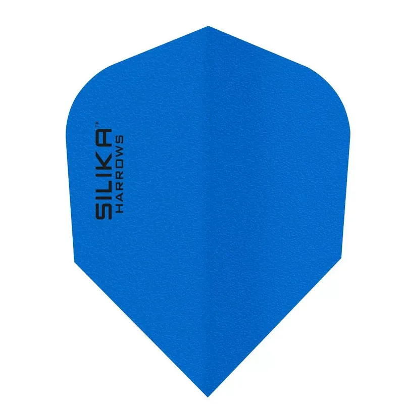Sleva Letky na šipky Harrows Silika Solid modré, standard No6, 100 mikron