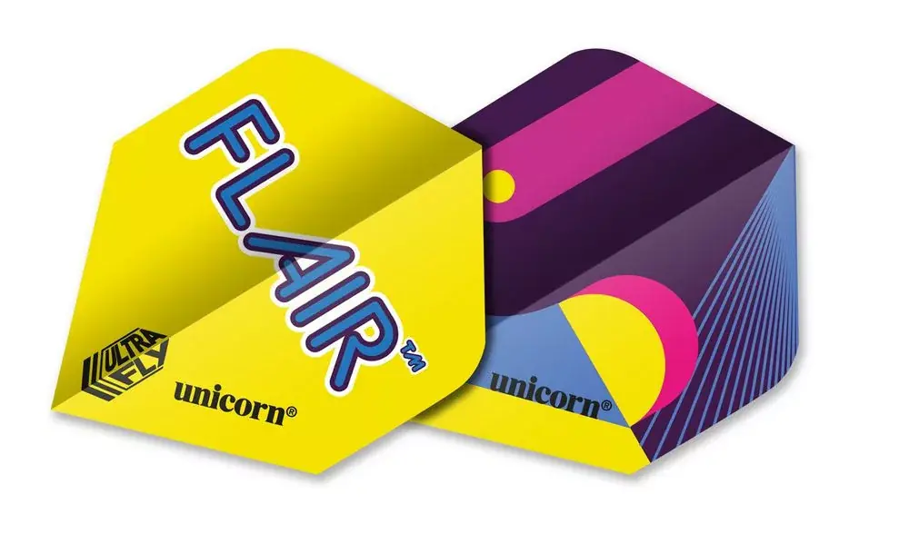 Letky na šipky Unicorn Ultrafly.100 plus Flair Flight 1, 100 mikron Novinka