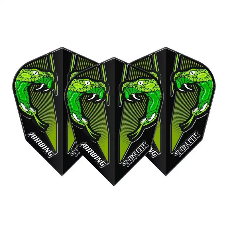 Nízká Cena Letky na šipky Red Dragon Airwing Peter Wright Snakebite standardní, zelené