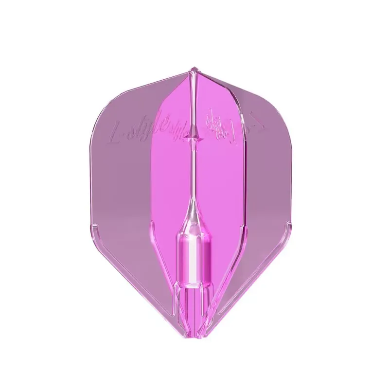 Originální Letky na šipky L-Style Fantom L3EZ, průhledné růžové