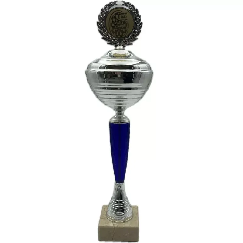 Šípkařská trofej stříbrno-modrá trofej, 32cm vysoká Ověřený