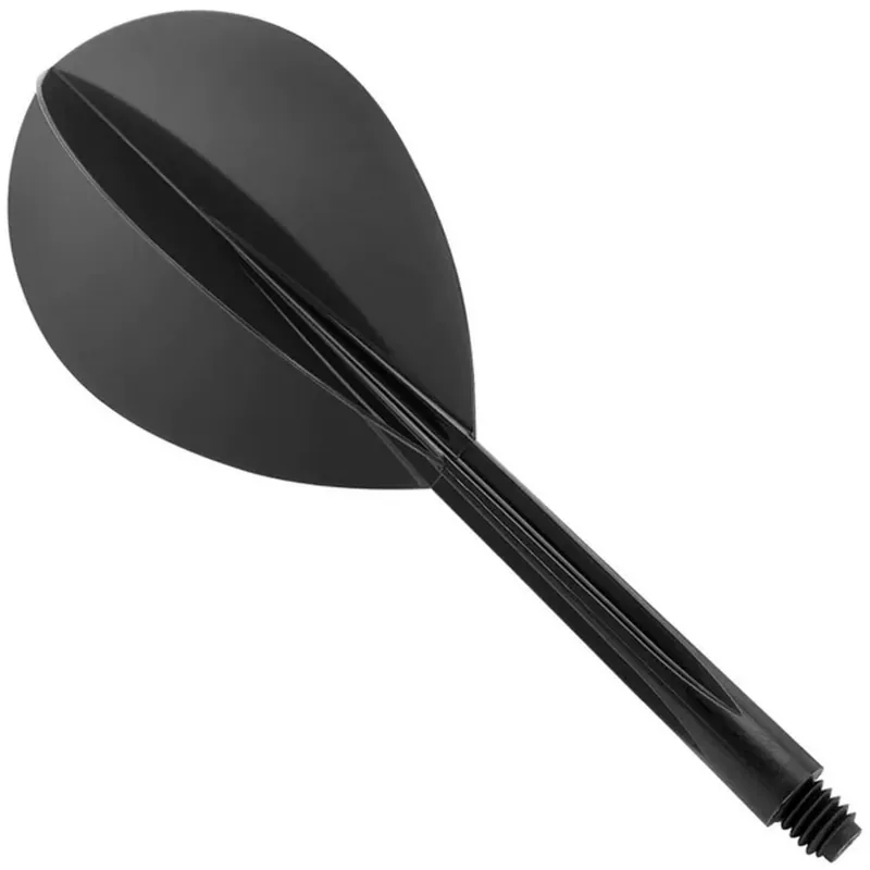 Značkový Letky na šipky Condor Zero Stress černé, Teardrop letky a dlouhé násadky
