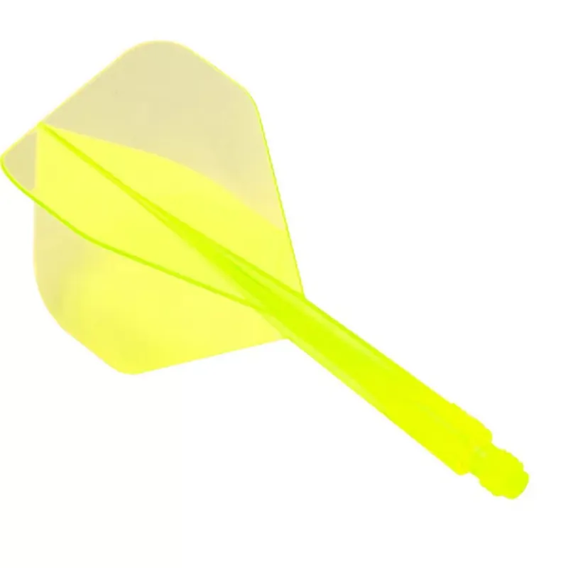 Časově Omezené Letky na šipky Condor AXE Neon žluté, standardní letky a midi násadky