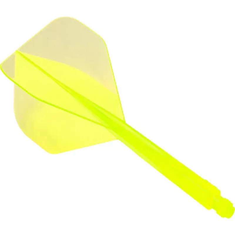Levný Letky na šipky Condor AXE Neon žluté, standardní letky a dlouhé násadky