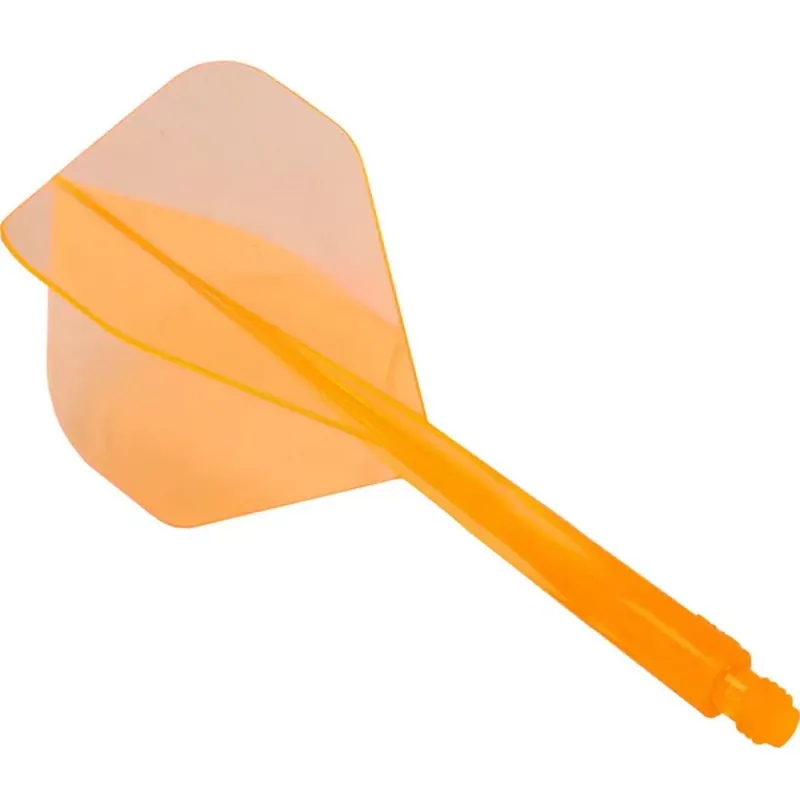 Aktuální Letky na šipky Condor AXE Neon oranžové, standardní letky a dlouhé násadky