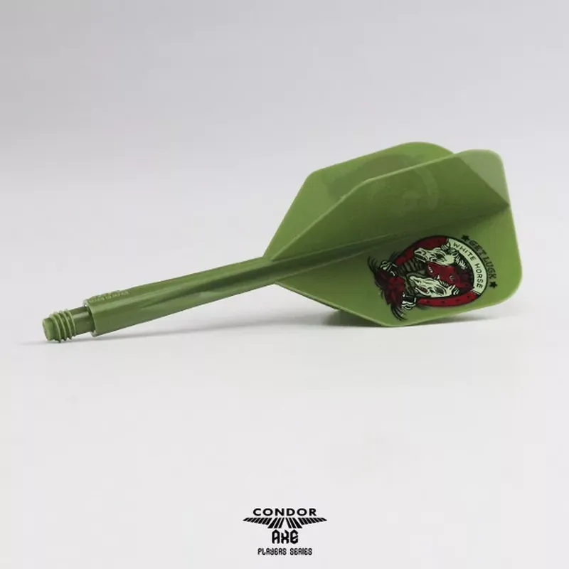 Sezónní Sleva Letky na šipky Condor AXE Get Luck, Small letky a dlouhé násadky