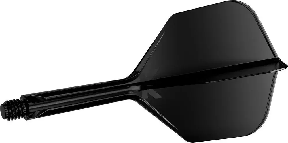 Letky a násadky na šipky v jednom Target K-Flex černé, No6 letky a střední násadky Cenová Bomba