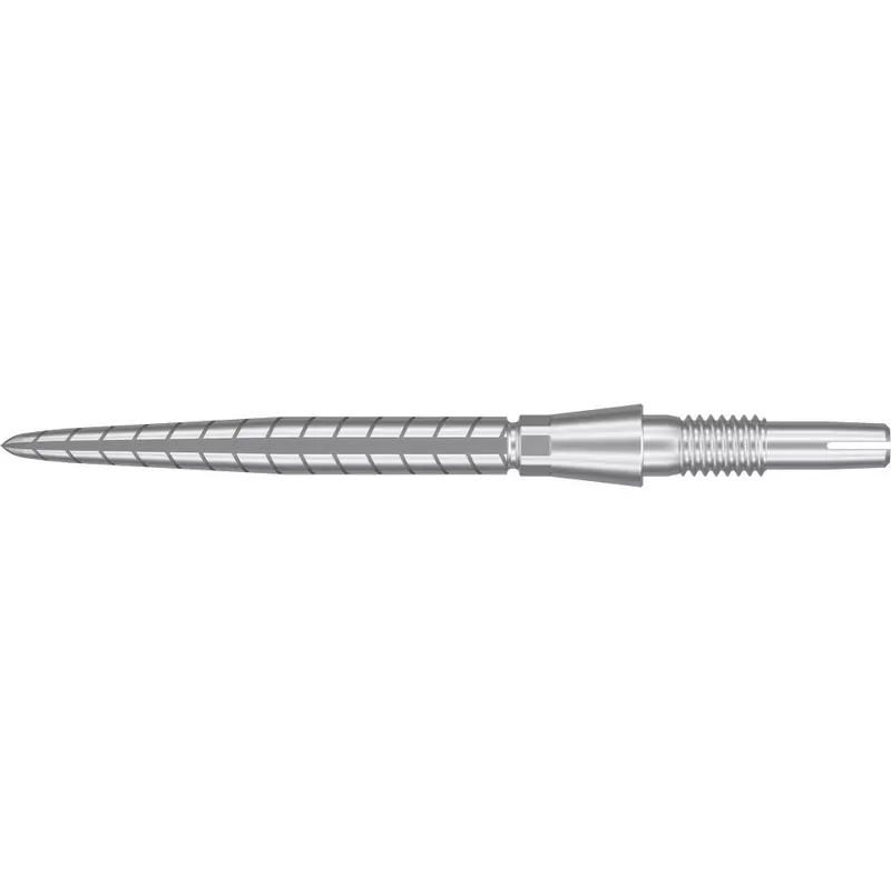Značkový Kovové hroty Target Swiss Storm Quartz stříbrné, 26mm - 3ks