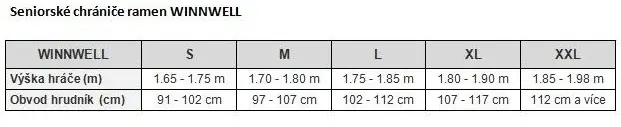 Bezpečná Platba Hokejová ramena Winnwell AMP700 SR
