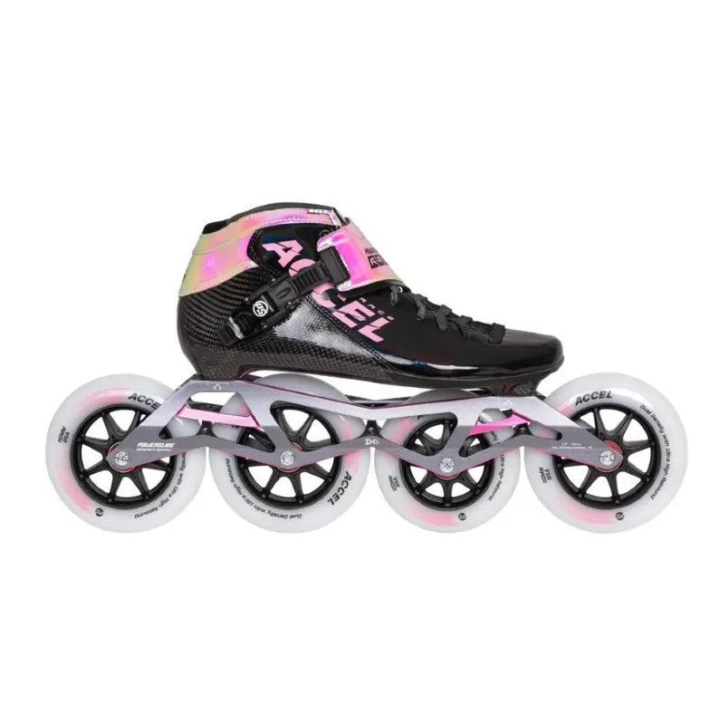 Akce Kolečkové brusle Powerslide Accel Race Pink 110/100