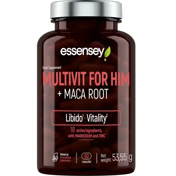 Cenově Výhodný ESSENSEY Multivitamíny pro muže s MACA - 90 kapslí