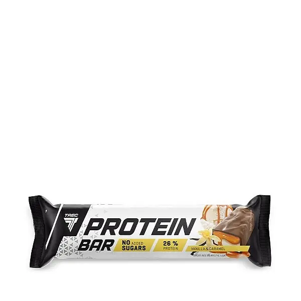 Autentický Trec proteinová tyčinka 48g s příchutí vanilky a karamelu