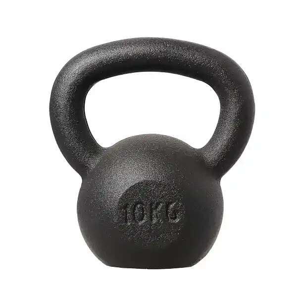 Litinový kettlebell HMS KZG10 10 kg, černý Nová Kolekce