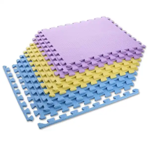 Must-Have Ochranná puzzle podložka ONE Fitness MP10 žlutá-modrá-fialová