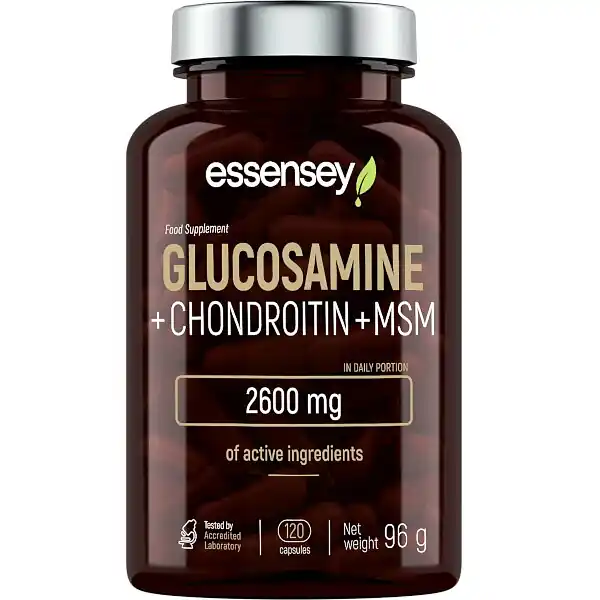 Akční Nabídka ESSENSEY Chondroitin + Glukosamin + MSM - 120 kapslí