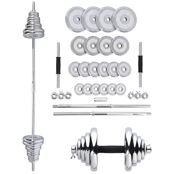 Objednat Nyní Činkový set v kufru HMS STC50 2x25 kg, chrom