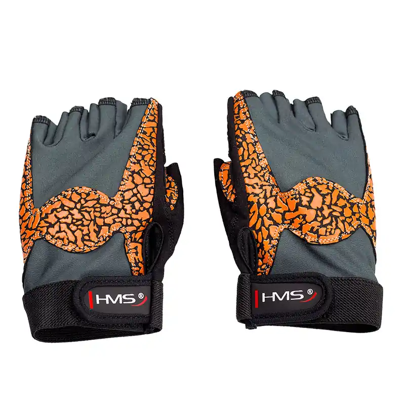 Hit Sezóny FITNESS RUKAVICE ORANŽOVÉ RST03 HMS S