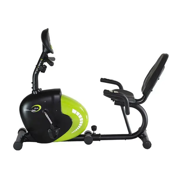 Magnetický recumbent HMS R9259 Plus černo-zelený Hit Sezóny