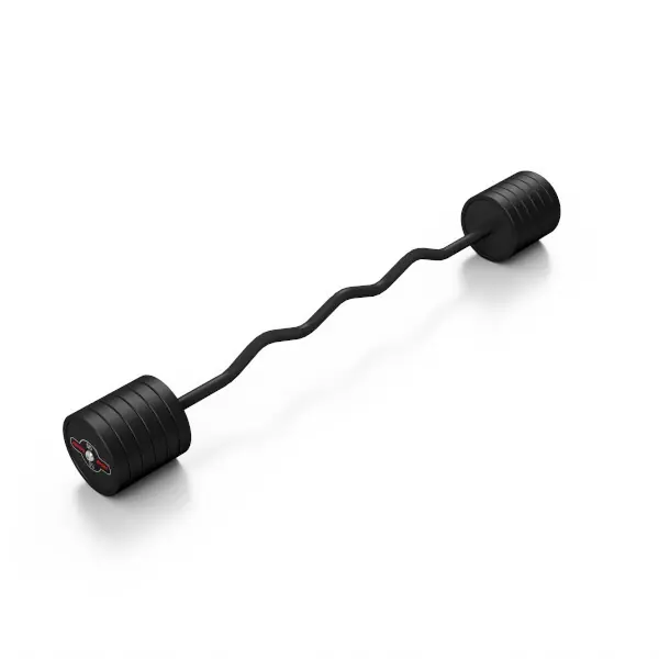 Lomená, obouruční činka MARBO MW-SG-50-L, 50 kg, černá Sezónní Sleva