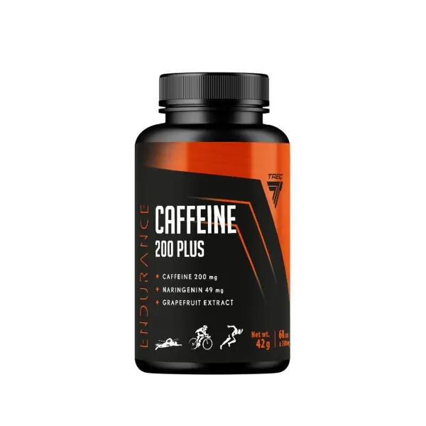 Trec Endurance Caffeine 200 Plus 60 kapslí Jen Po Omezenou Doba
