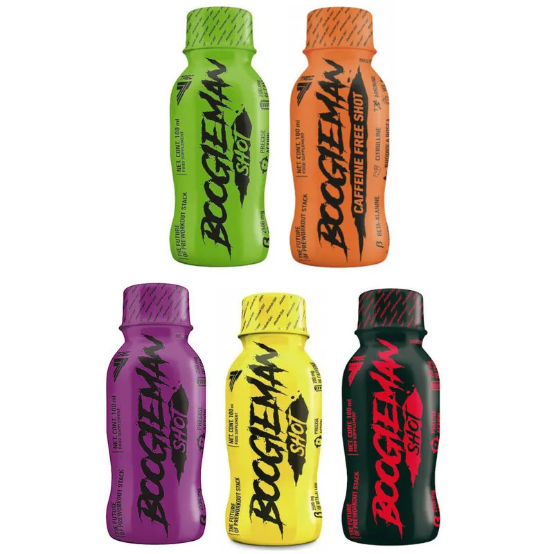 Výhodná Nabídka Trec Boogieman Pre-Workout Shot 100 ml s příchutí grepu a limety