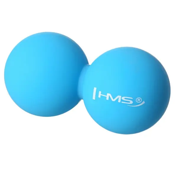 Must-Have Dvojitý masážní míč HMS BLC02 modrý - Lacrosse Ball