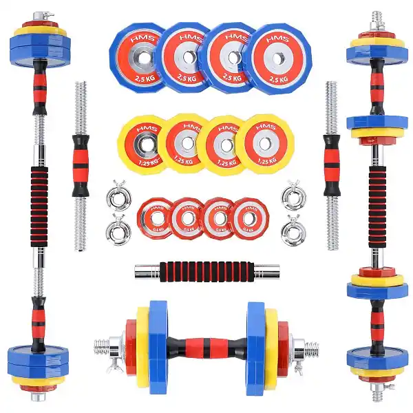 Činkový set v kufru HMS SKC20 2x10 kg Výprodej
