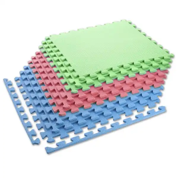 Cenový Hit Ochranná puzzle podložka ONE Fitness MP10 zelená-modrá-červená