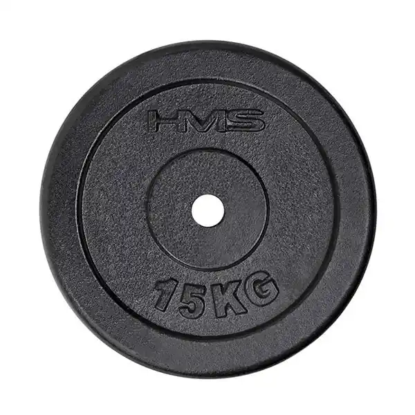 Černý litinový kotouč HMS 15 kg Vrácení Zdarma