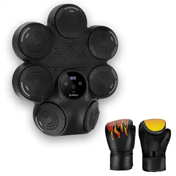 Elektronický boxerský terč HMS TB30 s LED, Bluetooth a rukavicemi (Music Boxing Machine) Bezpečná Platba