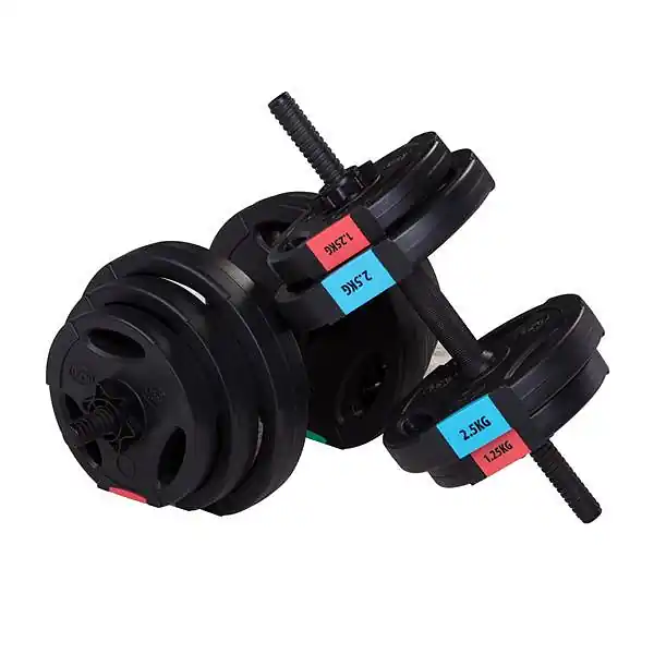 Jednoruční, nakládací činky HMS SG40, 42 kg Expresní Doručení